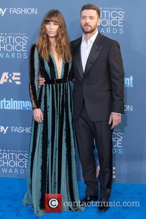 Jessica Biel seen alone and with Justin Timberlake at the 22nd Annual Critics' Choice Awards held at Barker Hangar, Critics'...