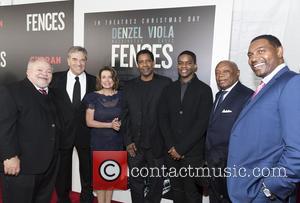 Stephen Henderson, Paul Pelosi, Nancy Pelosi, Denzel Washington, Jovan Adepo, Willie Brown and Mykelti Williamson