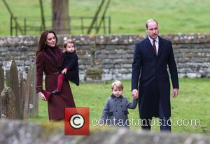 Prince William, Duke Of Cambridge, Prince George, Catherine Duchess Of Cambridge, Kate Middleton and Princess Charlotte