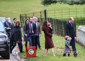 Prince William, Duke Of Cambridge, Catherine Duchess Of Cambridge, Prince George, Princess Charlotte, Kate Middleton, Pippa Middleton, James Middleton, Michael Middleton, Carole Middleton and James Matthews