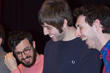 Simon Bird, James Buckley and Blake Harrison