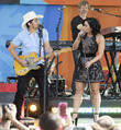 Brad Paisley and Demi Lovato