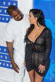 Kanye West and Kim Kardashian