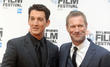 Aaron Eckhart and Miles Teller