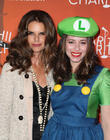 Maria Shriver and Lauren Miller