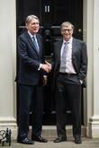 Bill Gates and Philip Hammond