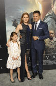 Amy Adams, Abigail Pniowsky and Jeremy Renner