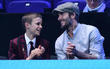 David Beckham and Romeo Beckham