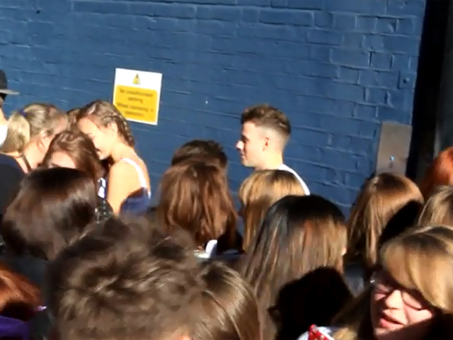 Fans Surround X Factor Boy Band Stereo Kicks Outside Rehearsals - Part 2